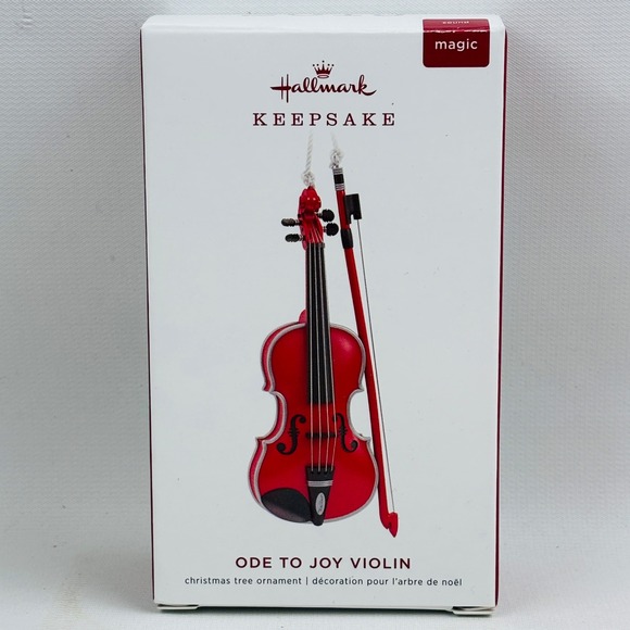 Hallmark Other - Hallmark Ode To Joy Violin Magic Sound Christmas Keepsake Ornament 2019
